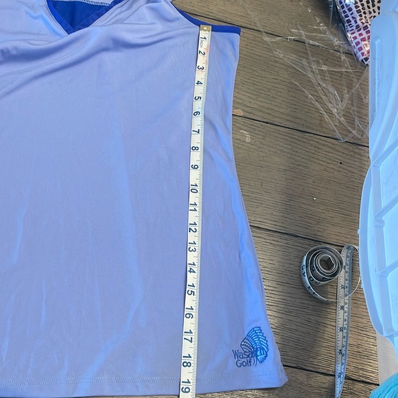 Two tone blue tank top. Perfect for golf. Like new - Picture 5 of 5